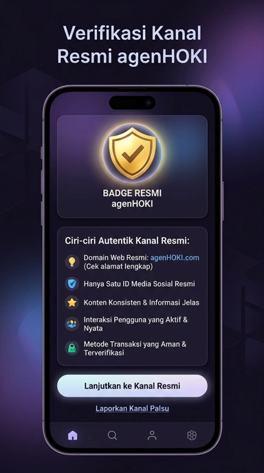 Tampilan kanal resmi agenhoki