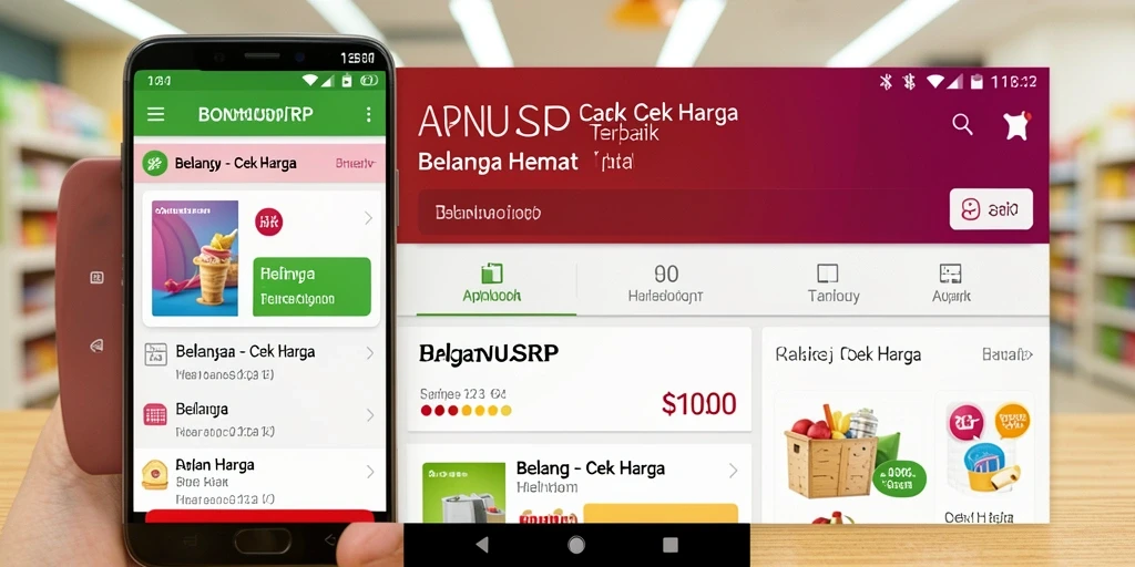 Antarmuka aplikasi BONUSRP yang intuitif untuk cek harga.